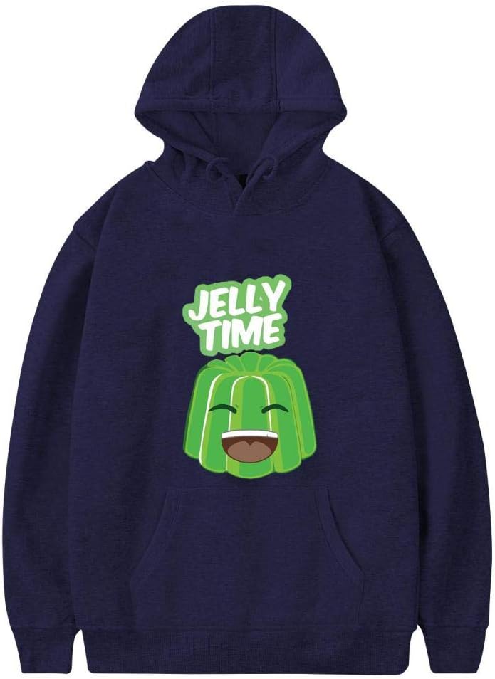 Lemonder Jelly Merch Sweatshirts for Mens with Pockets Sports Clothes Hoodies Tops
