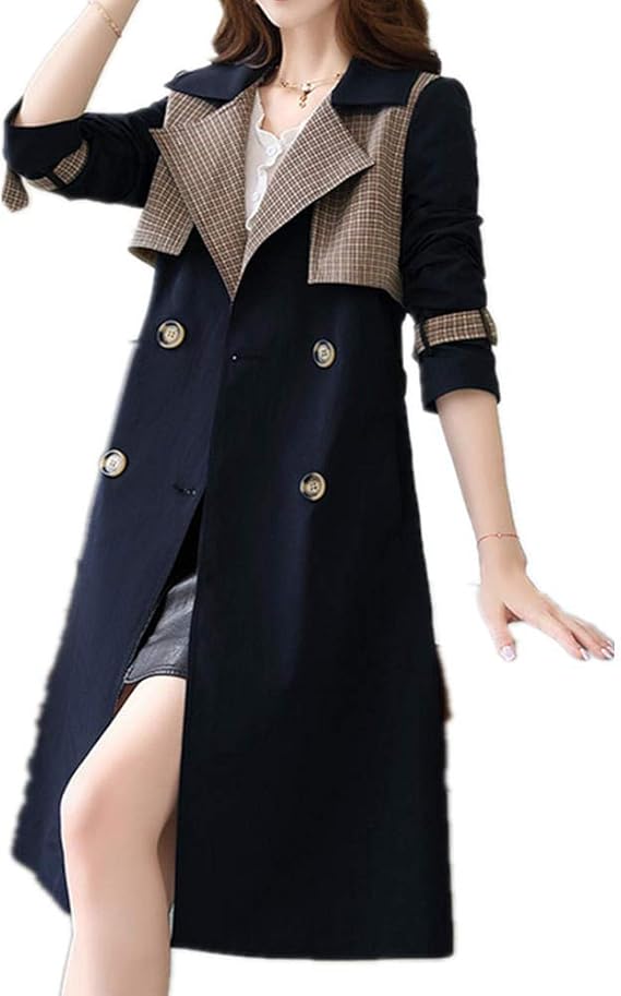 Amazon Zdada コート レディース ピーコート レディース Pコート トレンチコート ミディアム丈 レディース 秋冬 アウター コート きれいめ コート ジャケット 通販