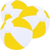 GCQJOQ 3 Pack Inflatable Beach Balls, 12 Inch Large Beachball Bulk | Swimming Pool Toys for Games Kids and Adults Summer Pool Party Toys, Beach Toys, Party Favors