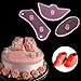Mimgo Store Baby Shoes Birthday Cake Decorating Mold Cutter Fondant Sugarcraft Tool set of 3pc