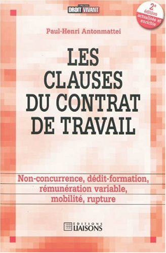 Les  clauses du contrat de travail