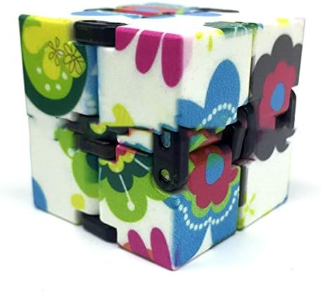 TorDen Magic Infinite Cube Square Cube Pressure Reduction Toy for ADD, ADHD, Anxiety, and Autism (Colorful-19)