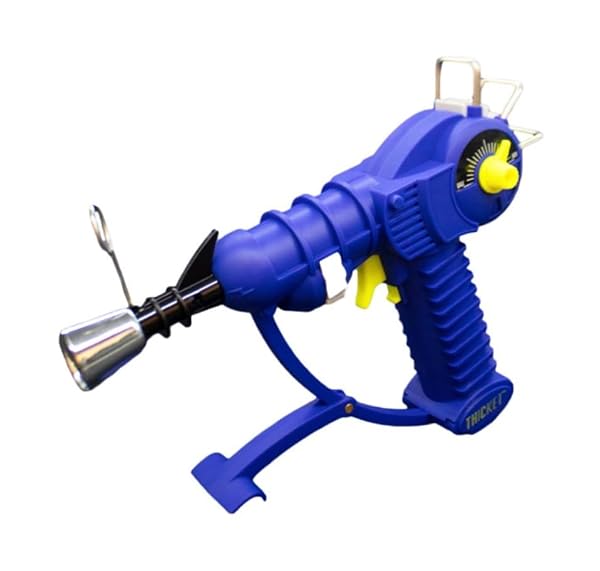 THICKET RAYGUN TORCH LIGHTER, WITH ADJUSTABLE FLAME AND SAFETY LOCK (BLUE)