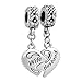LovelyJewelry Valentines Day Gifts Wife & Husband Charms Love Family Celtic Knot Dangle For Bracelets