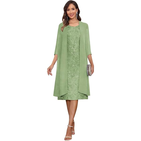 slim fit dress slacks Beaded Sequin Mother of The Bride Long Dress main image 1