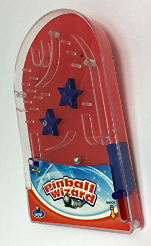 Hand Held Mini Pinball Game - Small Arcade Pinball Machine Travel Toy Portable for Car Auto Kids Boys Girls Adults Family - For Party Favors Christmas Holidays Birthday Parties by Perfect Life Ideas