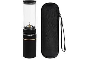 ALGONETO Windproof Portable Gas Lantern for Camping Adjustable Outdoor Gas Candlelight Lamp for Mountaineering Fishing & BBQ 