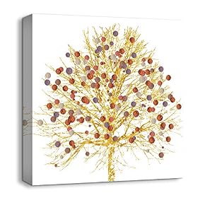 NWT Canvas Wall Art Beautiful Painting Trees Artwork...