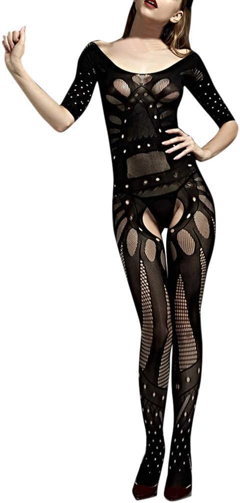 Lingerie Sets for Women Sexy Underwear Bodystocking Nightwear Bodysuits Stockings Sleepwear Sex Bra Lace Plus Size UK Long Sleeve Large Suspenders