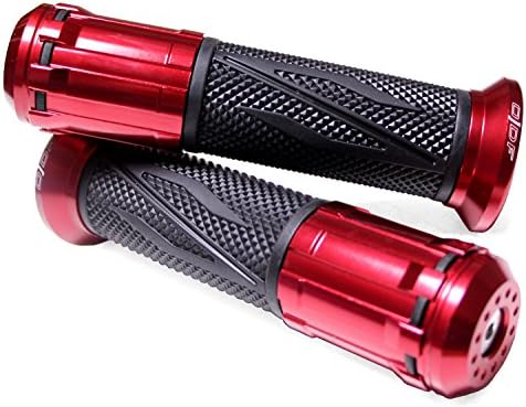 CNC Aluminium Handlebar Grips Hyosung GD 250 GS 125 GF 125 XPX 125/Handle for Hyosung GT 125 GT 250 GT 650 naked Gun Red)