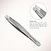 SuchATweeze Stainless Steel Slant Tweezer - Well Designed Protected Tip - Precision Plucker for Men and Women - Perfect for Ingrown and Facial hairs - 5.12” x 1.97” x 0.59“(Set of 4)