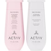 ACTIIV Recover Women's Thickening Shampoo &amp; Conditioner Bundle | 2x 7 Fl Oz | 2-step plant-powered routine supports scalp health, strengthens roots and hydrates for softer, fuller-looking hair