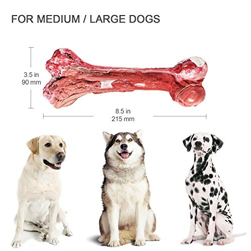 GLANDU Dog Chew Toys for Aggressive Chewers, Durable Dog Toys, Indestructible Dog Bones for Medium Large Breed Dogs Pets