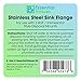 Essential Values Kitchen Sink Flange, Stainless Steel Flange For Insinkerator Garbage Disposals And Other Disposers That Use A 3 Bolt Mount By Essential Values