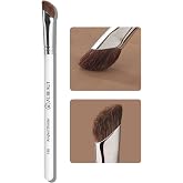 Albeaut Eyeshadow Brush, Angled Nose Contour Brow Bone Highlight Makeup Brush (190 angled shader)