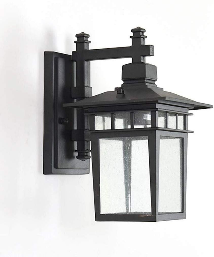 Aplique de pared de estilo vintage Linterna de pared impermeable para