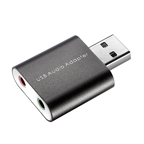 Neewer-USB-20-External-Stereo-Sound-Adapter-for-Windows-and-Mac-Plug-and-Play-No-Drivers-Needed-Black