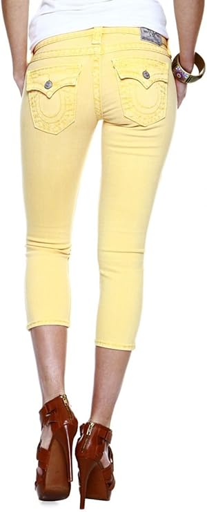 true religion yellow jeans