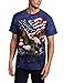 The Mountain Men's Standard Eagle Talon Flag Adult T-Shirt, Blue, Medium