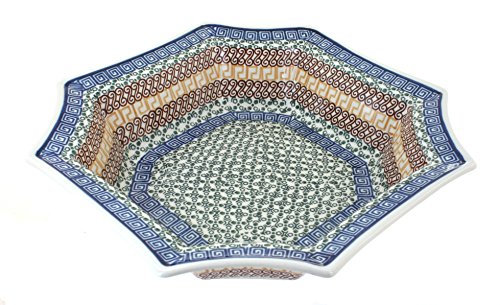 Click Here to See More Images Polish Pottery Athena Medium Octagonal Dish