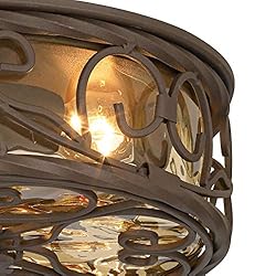 John Timberland Casa Seville Rustic Flush-Mount