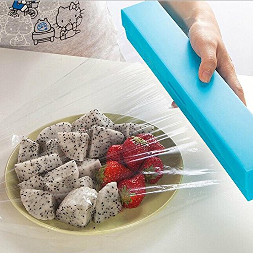 WXLAA Plastic Wrap Cutter Cling Wrap Dispenser Green