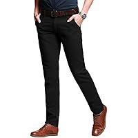 Match Men's Slim Tapered Stretchy Casual Pants #8105
