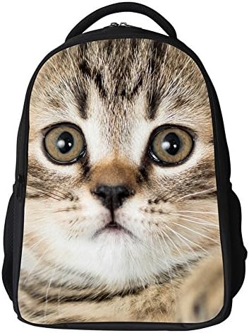 LQRUP Kids Cute Animal Backpack with Cat Face School Bag (cat 1)