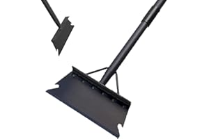 FRESHFARM Garden Cleaning Shovel 59 Inch with Adjustable Handle, Multifunctional Cleaning Shovel Garden Tool Floor Scraper Outdoor Spade for Scraping, Weeding, Lawn Edging