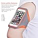 Triomph Armband for iPhone 8, 7, 6, 6S, Se, 5, 5C with Screen Protector and Key Cards Money Holder for Running, Workouts, Jogging - Orange