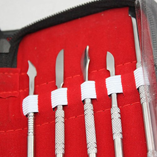 New Wax Carving Stainless Steel Dental Lab Instrument Wax Carving Tool Kit by Superdental