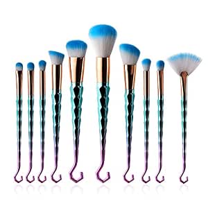 Amazon.com: GUJHUI Makeup Brush Set Start Makers Makeup ...