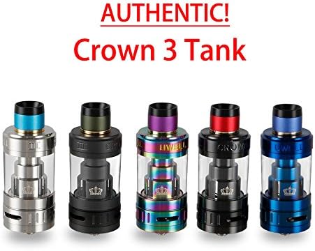 Uwȇll Crǒwn 3 TǞNḰ With SUS316 Cǒils BLACK or SILVER or BLUE