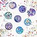 Joyin 12 Pcs Prefilled Easter Eggs with Galaxy Slime, Colorful Putty with Assorted Accessories, Stress Relief Sludge Toys for Kids Easter Eggs Hunt, Basket Stuffers Filler and Party Favors