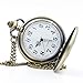 Ddjbdb Men's Pocket Watches Quartz with Necklace Chain Fob Pocket Chain Christmas Gift with Box