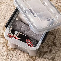 IRIS Quart WEATHERTIGHT Storage Box Clear