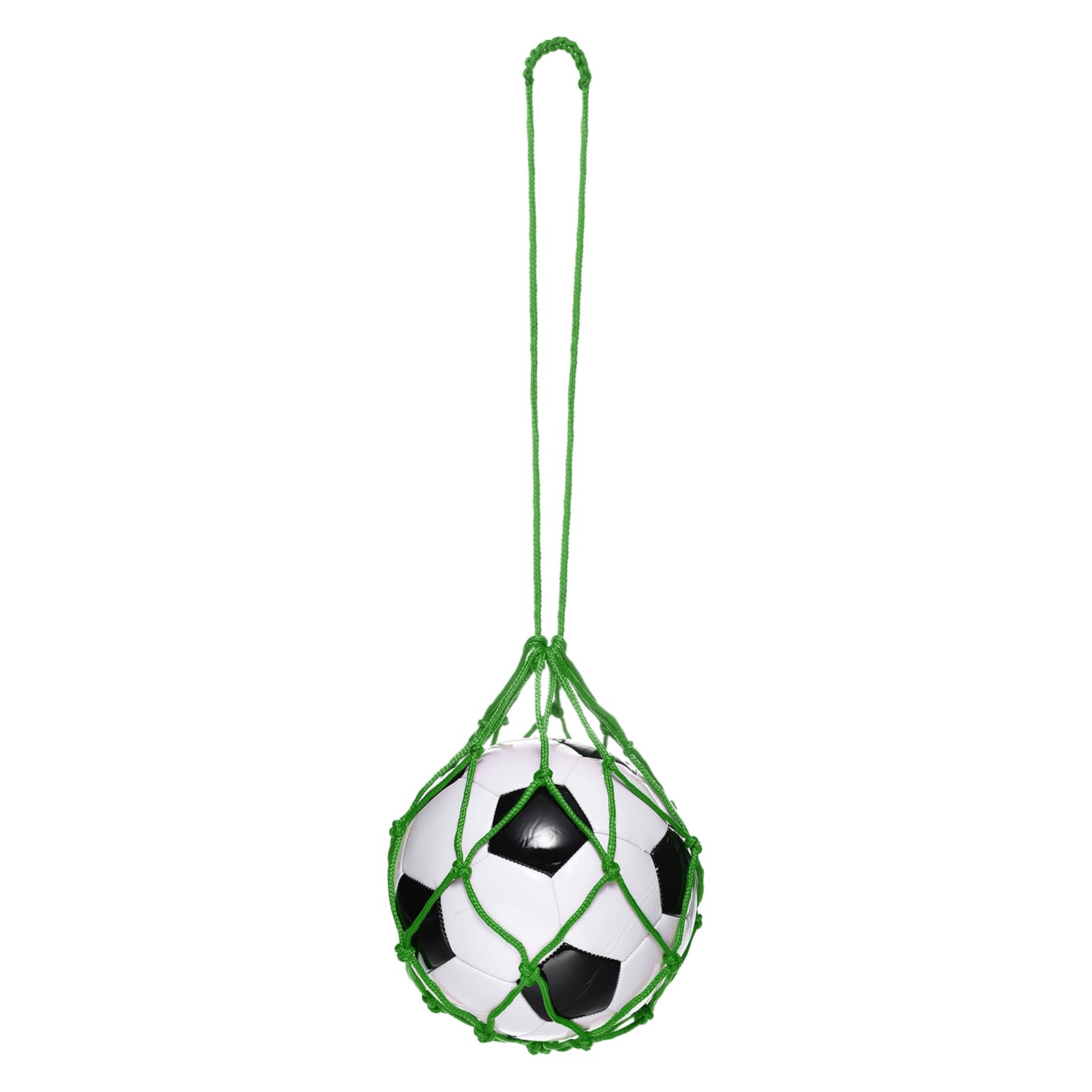 PATIKIL Solo Football Kick Net, Football Return Throw Training Net Soccer Training Aid Control Skills for Youth Adult Kicking Practice for 3, 4, 5 Ball Size, Green
