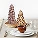 Christmas Table Decor Trees Candles 2 Pack 8