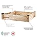 CedarCraft Raised Cedar Garden Bed (49