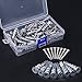 Hilitchi 100pcs Premium Quality Zinc Self-Drilling Drywall Anchor with Screw Kit