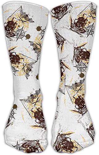 Hammer Viking Norse Painting Galaxy Men's Casual Athletic Winter Crew Socks 11.8in