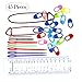 Onshine Knitting Needles Set 75Pcs 8 Inch Length Bamboo Double Pointed Knitting Needles 15 Sizes 2 mm - 10 mm with 45Pcs Exquisite Knitting Accessories