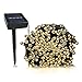 FARSIC Christmas Solar Led Fairy Lights - 40 ft Cable, 100 Lights, Waterproof - Ambiance Lights for Outdoor, Patio, Fairy Garden, Home, Wedding, Christmas Party, Xmas Tree(Warm White)