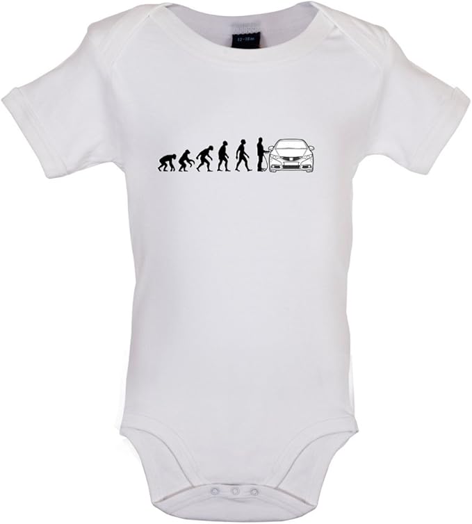 Dressdown Evolution Of Man Civic Fahrer Lustiger Baby Body Weiss 12 Bis 18 Monate Amazon De Bekleidung