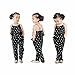 FEITONG 2018 Hot Fashion Toddlers Children Girls Love Heart Straps Jumpsuits 7T(6-7Y), Black