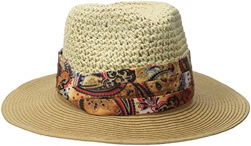 Genie by Eugenia Kim Women's Billie Fedora, Natural/Camel, One Size