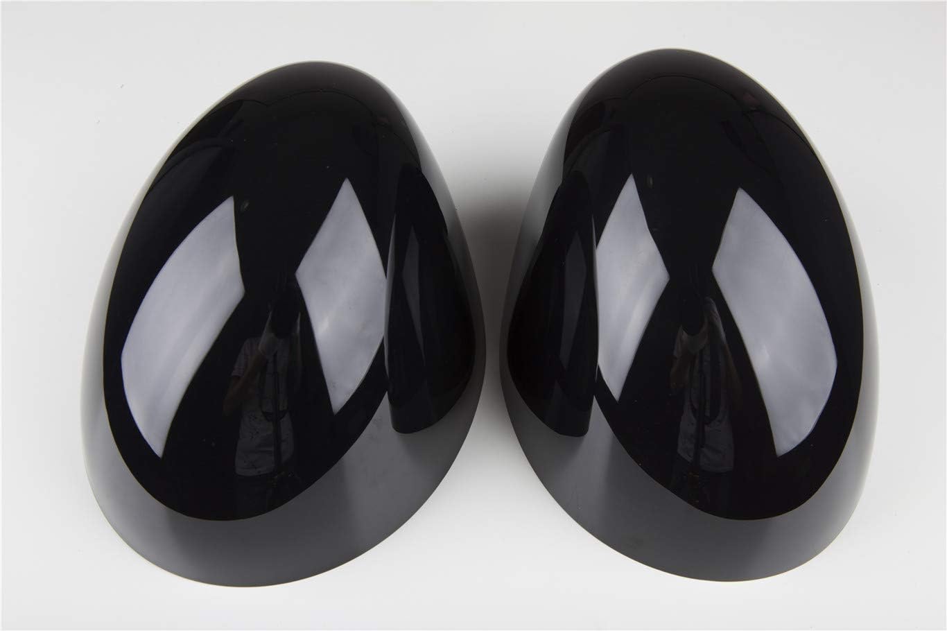 Union Jack John Cooper Works ABS Cover Trim Cap for Mini Cooper R55 Clubman R56 Hatchback R57 Covertible R58 Coupe R59 Roadster R60 Countryman R61 Paceman (Non Power Folding Mirror, Black)