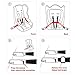 Ansblue ISOFIX Latch Connector, ISOFIX Belt Latch, Child Car Seat Connector for Fixed Child Car Seats - 1pcs