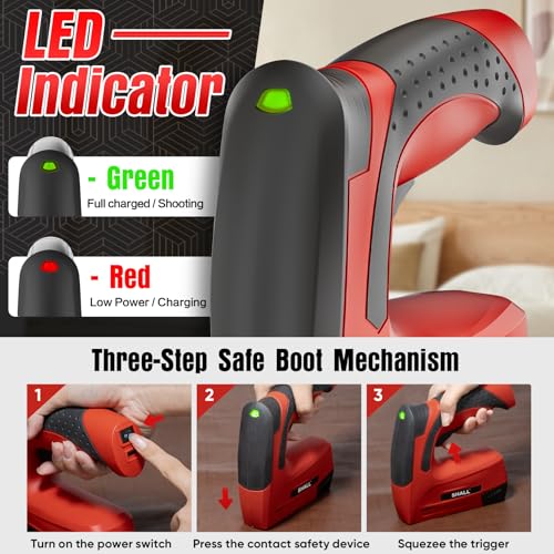 SHALL 2 in 1 Cordless Electric Pointer with 2500 Points for Crafts DIY Decoration