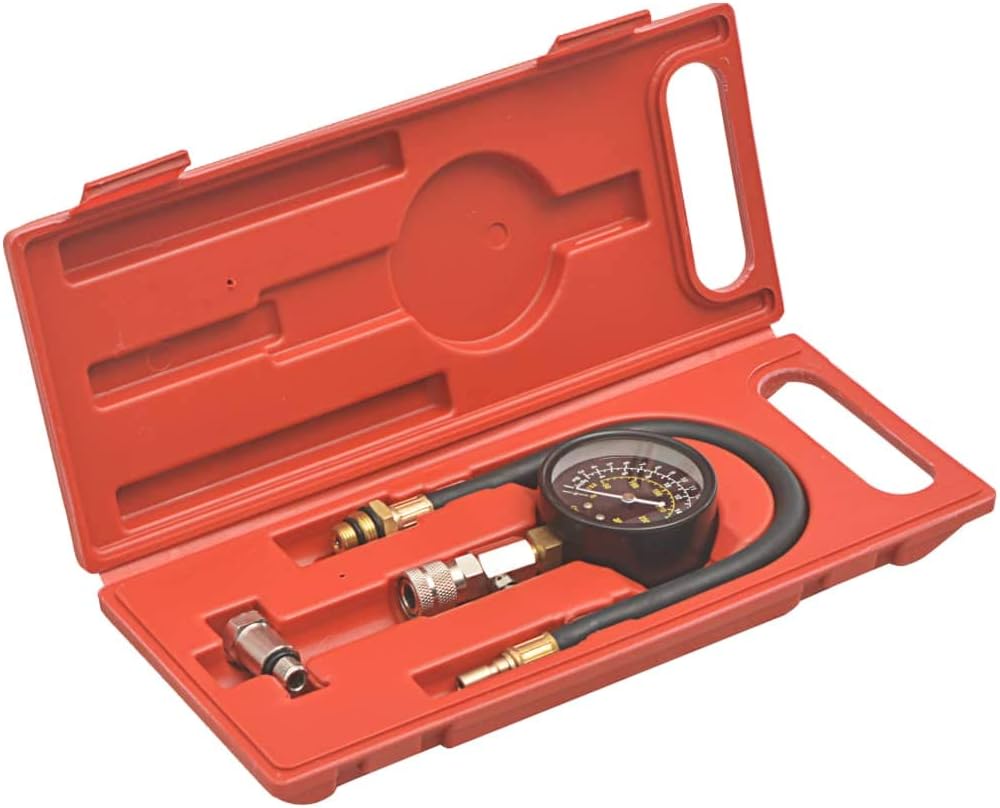 Festnight Kit de Test de Compression de Moteur Testeur de Carburant Professionnel
